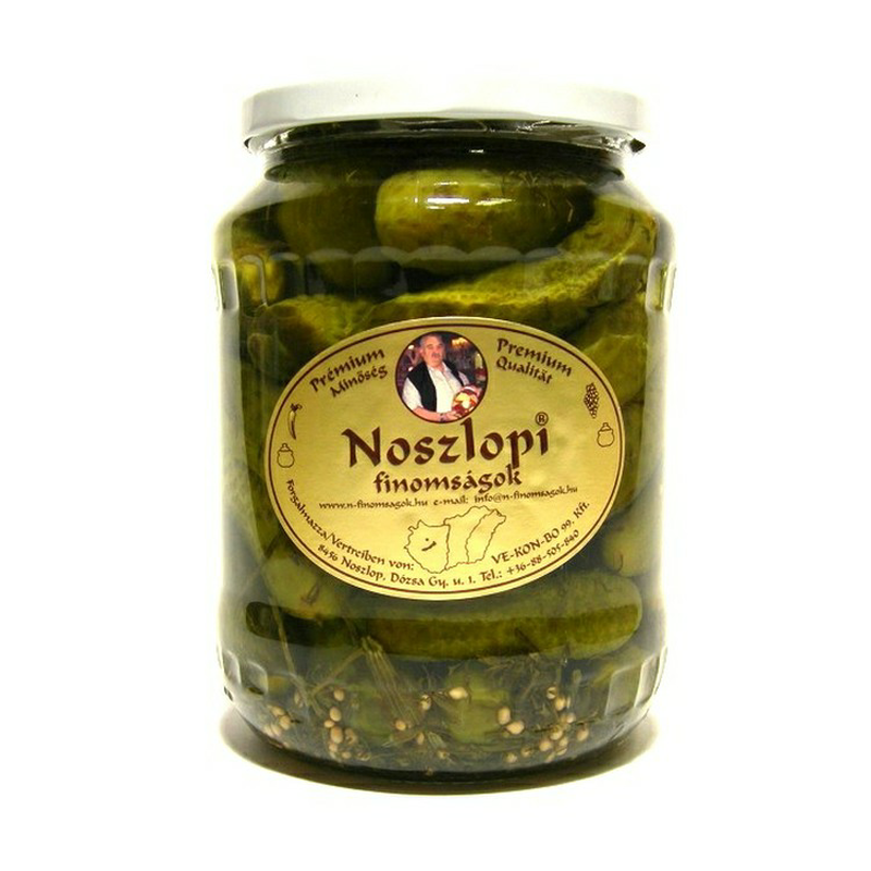 Cornichons marinés Premium, production artisanale