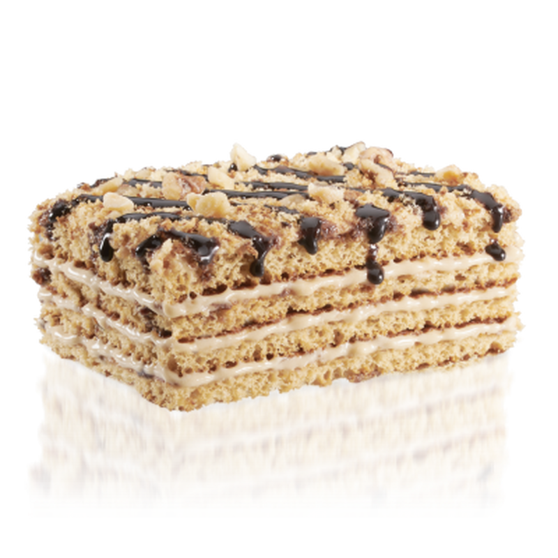 Gâteau pâtissier au miel et aux noix Medovik