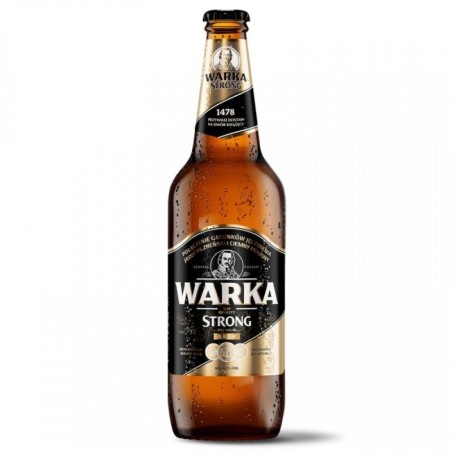 Bière ambrée polonaise - Warka Strong - 0,5 l