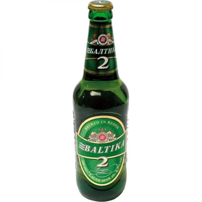Bière blonde Lager Baltika N°2 - Alc. 4,7% -...