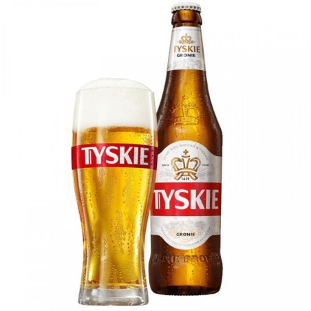 Bière blonde polonaise Tyskie - 0,5 l