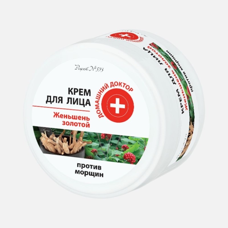 Crème visage anti-ride au ginseng de Sibérie -...