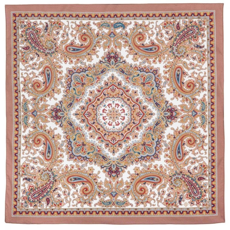 Curiosité - 16 - Foulard carré sans franges -...