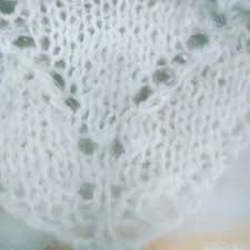 Shura blanc châle d'Orenbourg 100% duvet tricot...