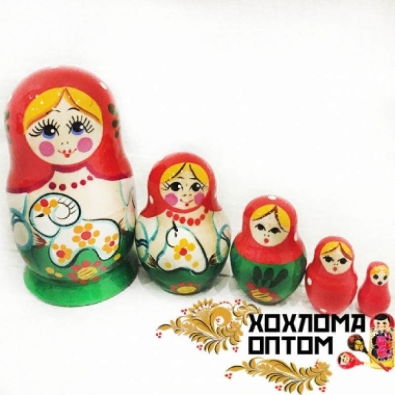 Charka Belier - 5 poupées russes 12 cm