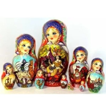 Mila - Tsarine de Shamakhan - 10 poupées russes 25 cm