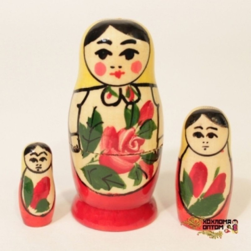 Traditsiya Mini 3 poupées russes 7 cm