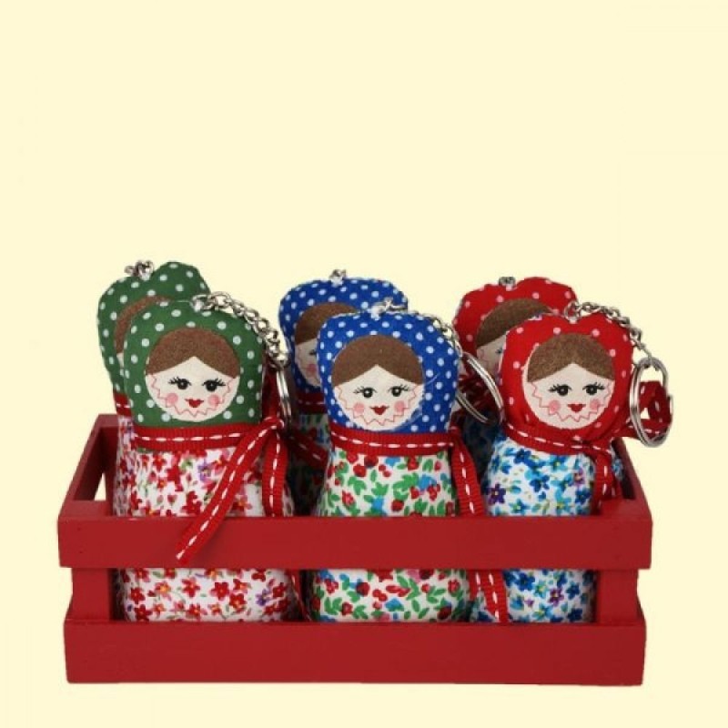 Udobnyy - Porte-clefs Matriochka en tissu