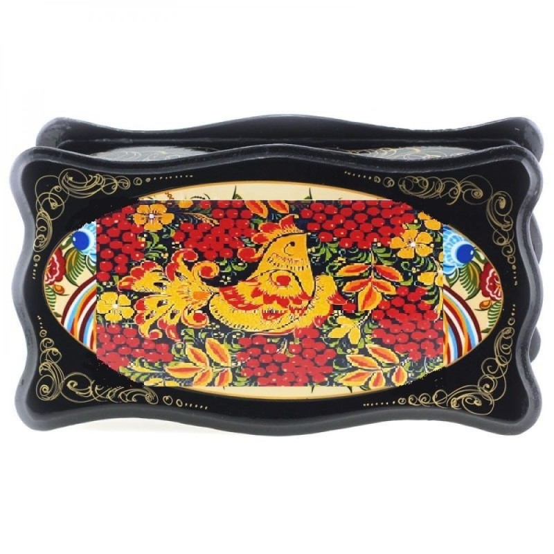 Coffret laqué 13 x 24 cm - Khokhloma
