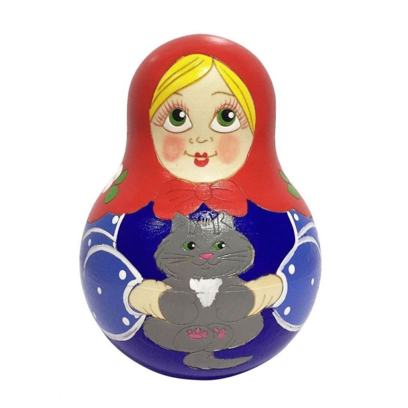 Culbuto avec un chat