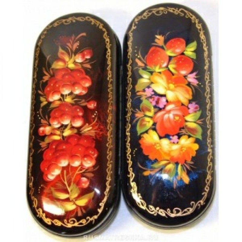 Etui à lunettes 16 x 7 cm "Fleurs"