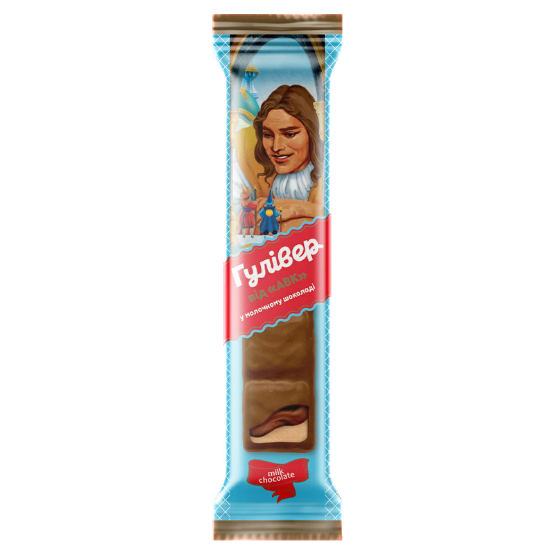 Gulliver - Gaufrette enrobée chocolat au lait...