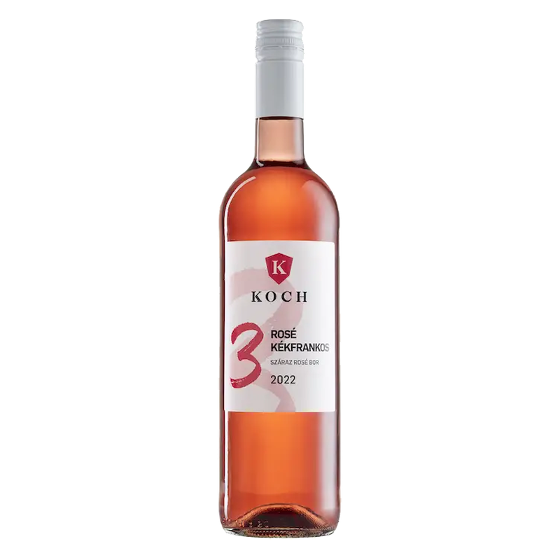 Vin rosé de Hongrie, région Hajós-Bajai, cépage  Kéfrankos, Koch 2021