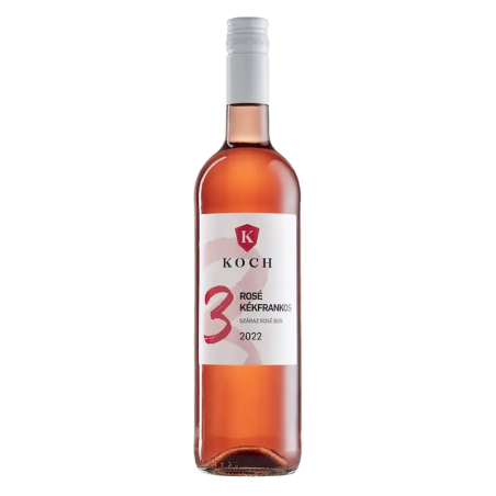 Vin rosé de Hongrie, région Hajós-Bajai, cépage  Kéfrankos, Koch 2021