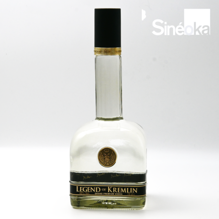 Vodka artisanale Légende du Kremlin, bouteille transparente