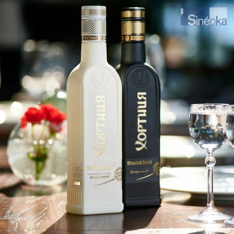 Vodka ukrainienne Khortytsa Blanc & Or