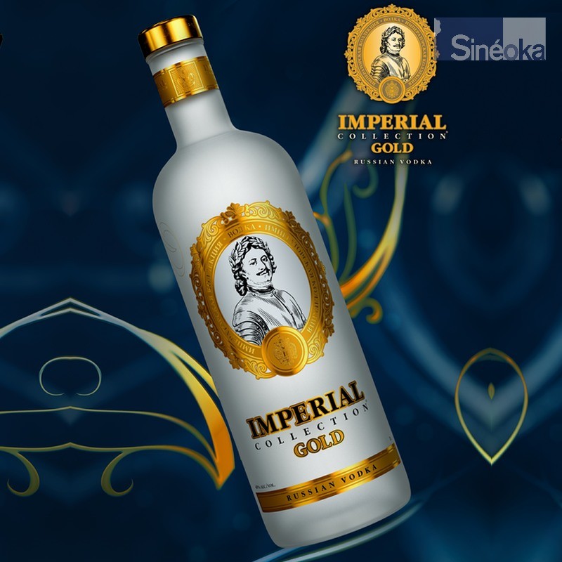 Vodka russe Tsarskaya Collection Impérial Gold : Qualités et reconnaissances mondiales réunies