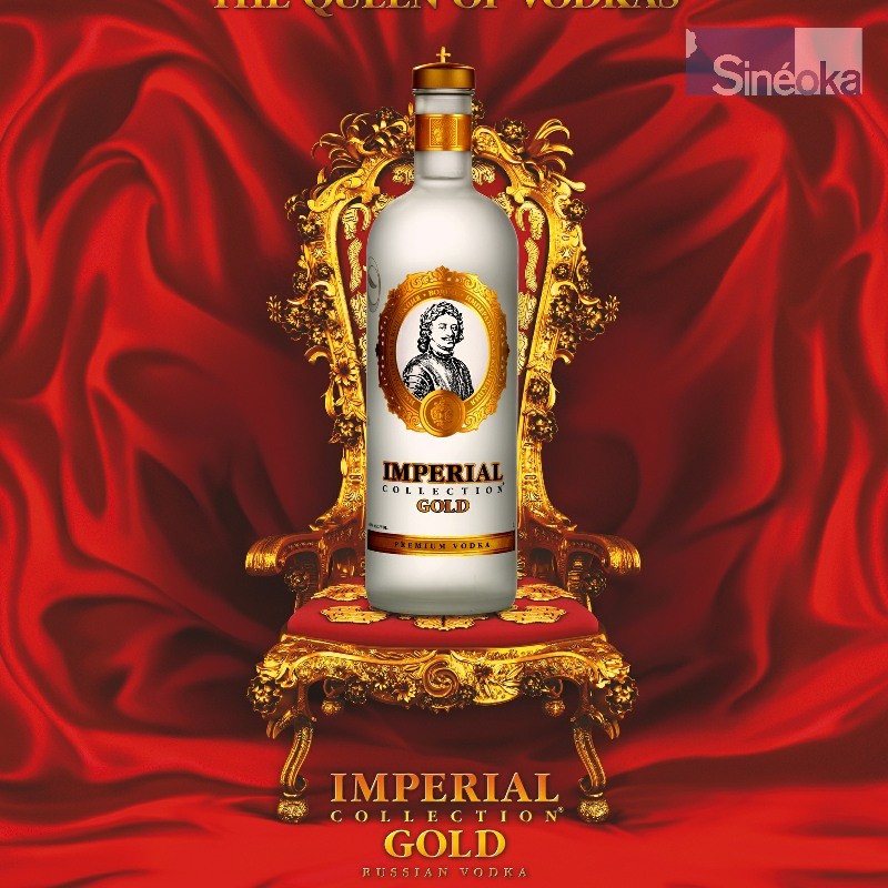 Offrez-vous l'excellence avec la vodka Tsarskaya Gold Imperial Collection