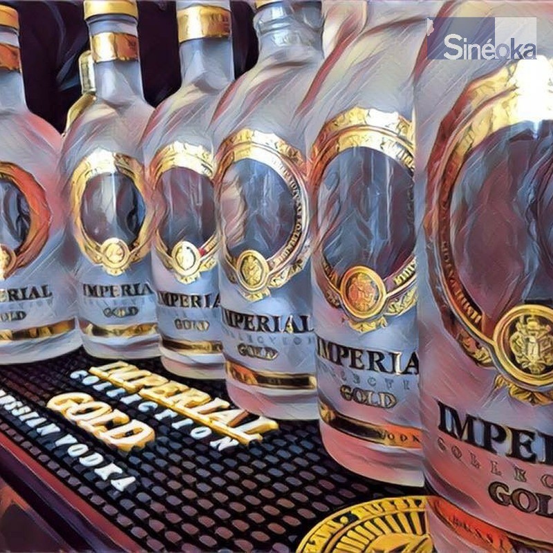 La vodka Tsarskaya Gold Imperial Collection : Un symbole de raffinement et de luxe