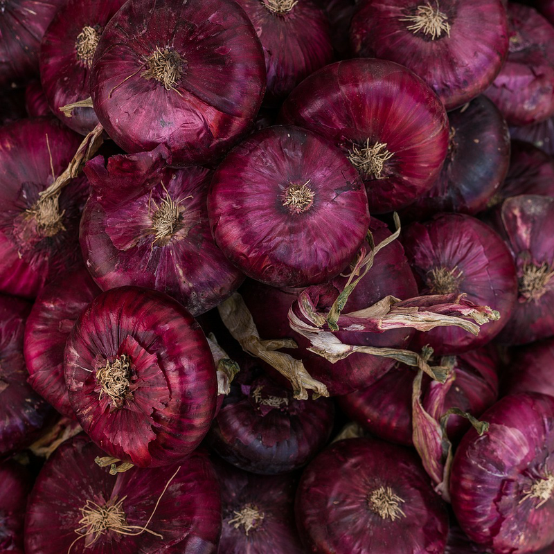 Oignons rouges au poids