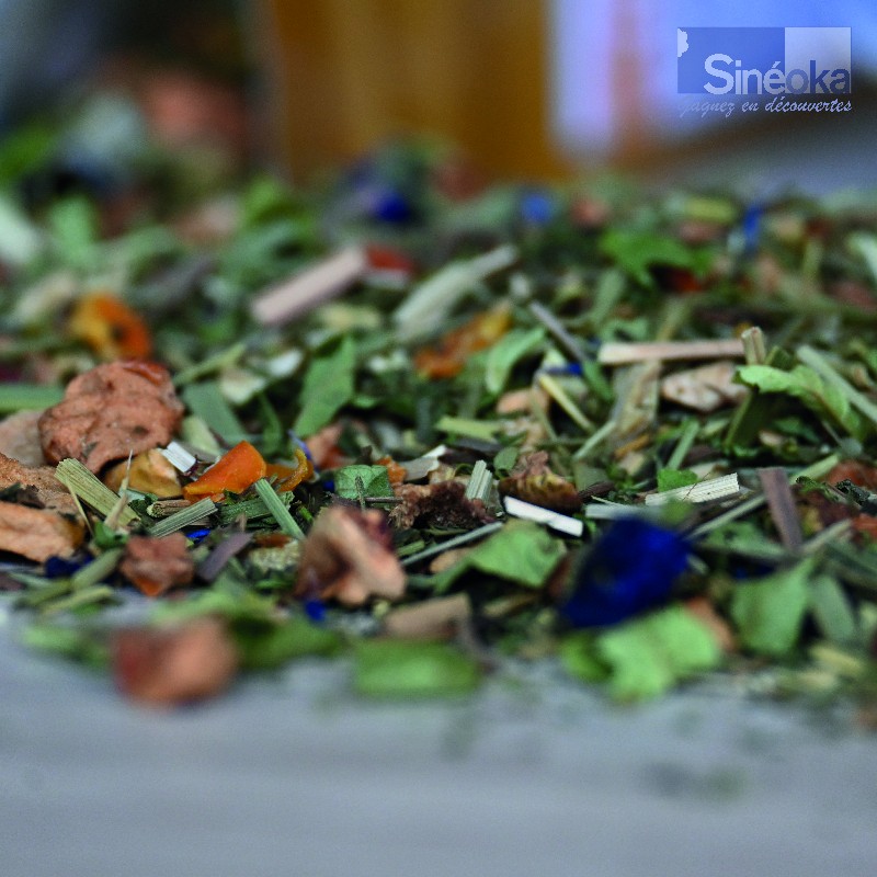 Tisane bio digestive Lune Enchantée, accord parfait citron gingembre