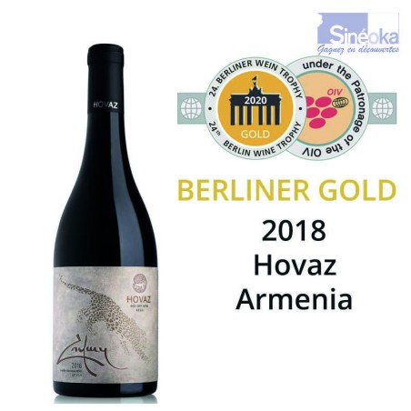 Hovaz - Vin rouge de Vayots Dzor en Arménie primé en 2018 à Berlin