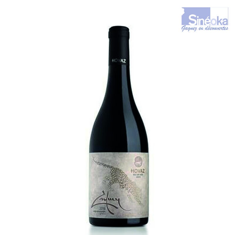 Hovaz - Vin rouge de Vayots Dzor en Arménie, bouteille seule avec logo Sinéoka