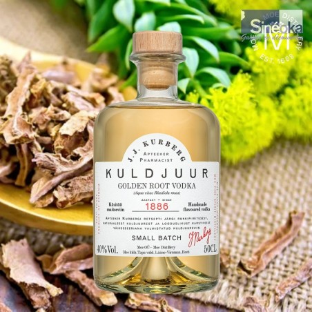 Vodka Kuldjuur Racines Dorées de Moe : L'Excellence Artisanale Estonienne