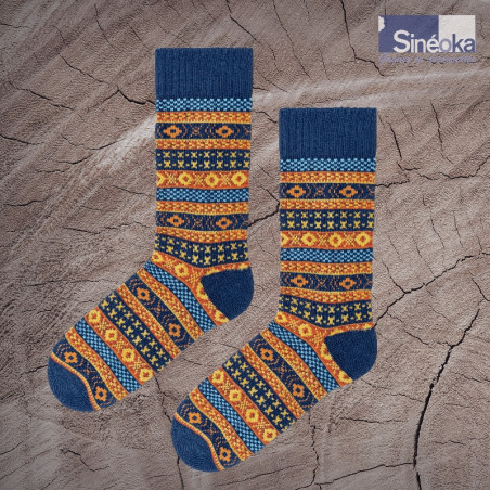 Chaussettes chaudes style nordique, modèle Arvid