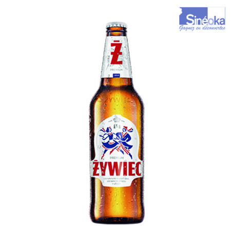 Assortiment - Bières blondes polonaises - Casier découverte de 20 x 0,5 l