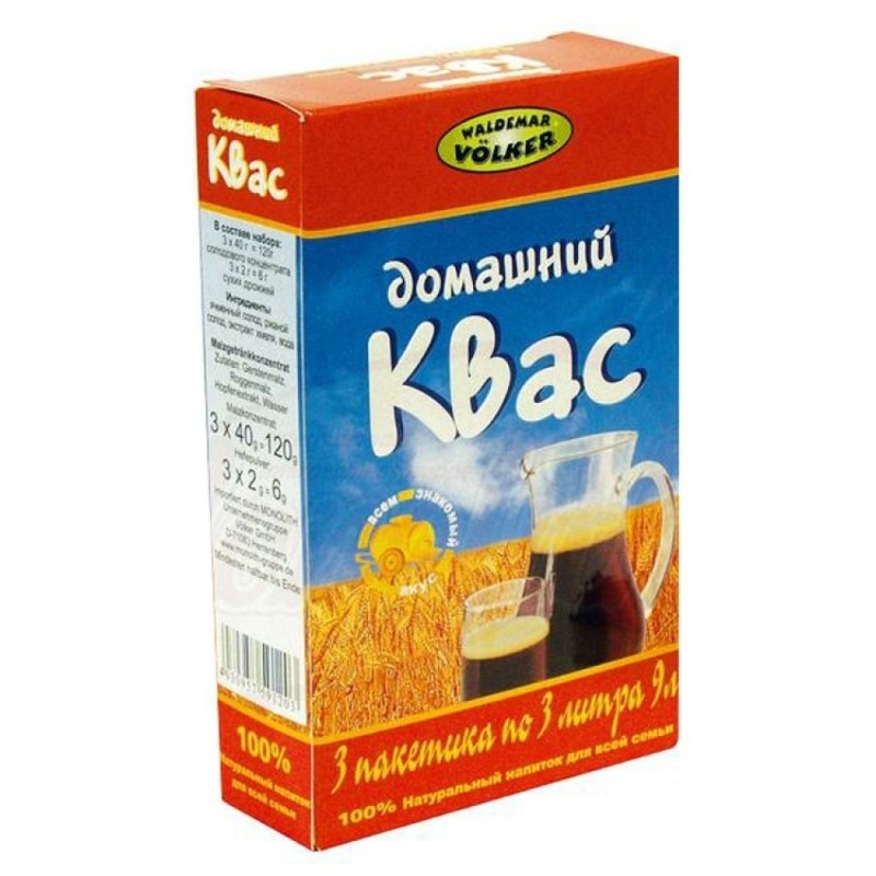 Préparation à base de malt pour kvas - 126 g