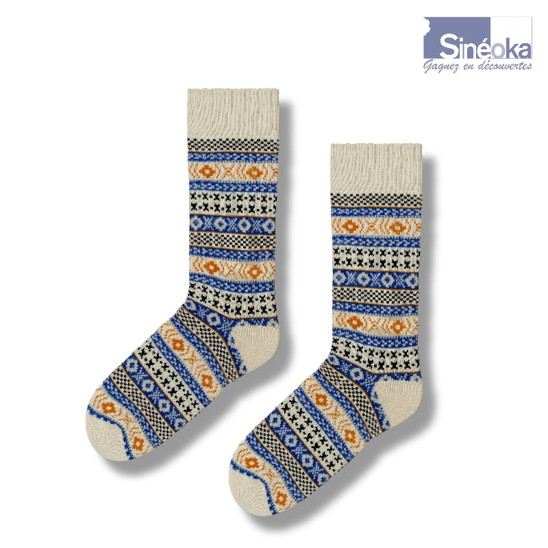 Chaussettes Ragnar sur fond blanc