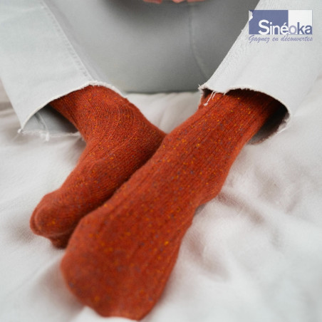 Chaussettes Thyria Laine Cachemire & Soie - Unisexe - 4 coloris