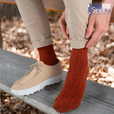 Chaussettes Thyria Laine Cachemire & Soie - Unisexe - 4 coloris