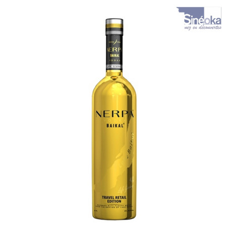 Vodka Premium Baïkal Gold – Coffret Prestige avec 2 Verres