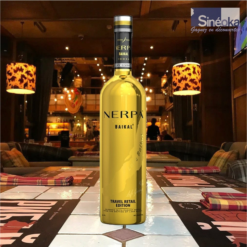 Vodka Premium Baïkal Gold – Coffret Prestige...