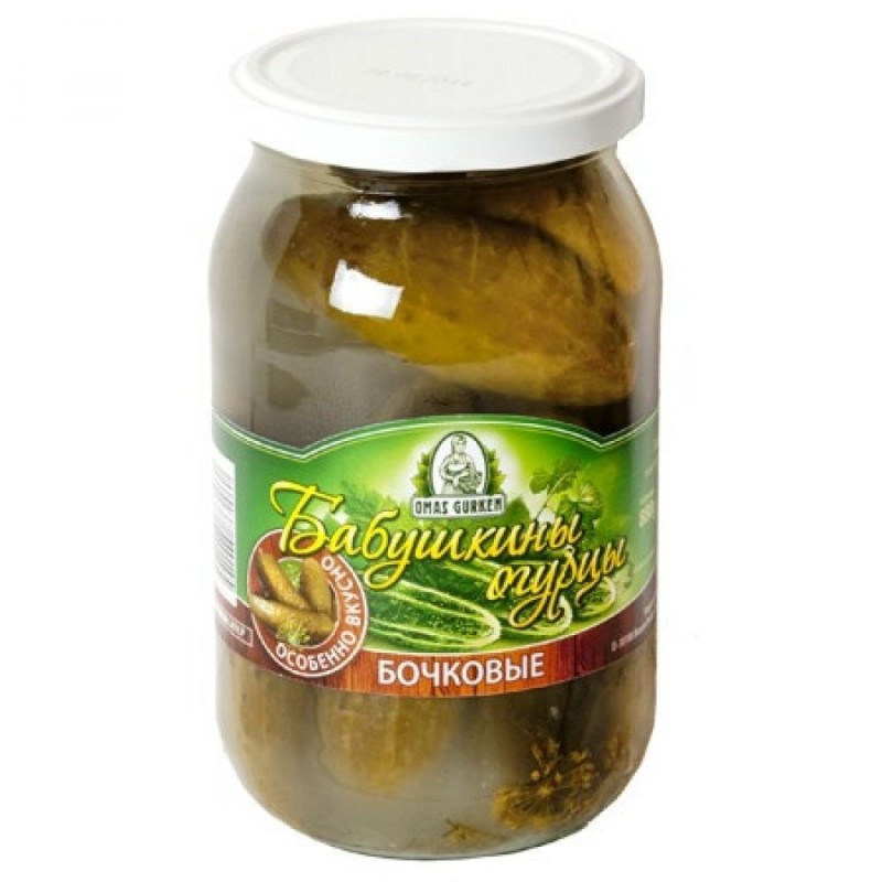 Cornichons de tonneau fermentés - 880 g