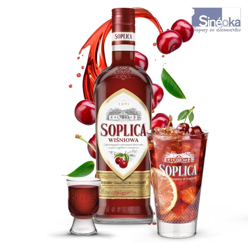 Vodka polonaise Soplica Wisniowa à la cerise -...