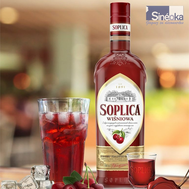 Vodka polonaise Soplica Wisniowa à la cerise -...