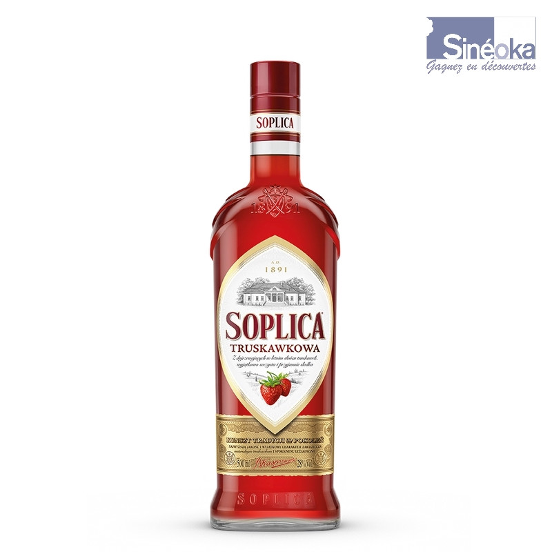 Bouteille de Soplica fraise