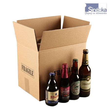 Assortiment - Bières blondes polonaises - Casier découverte de 20 x 0,5 l