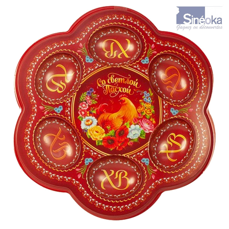 Plateau coquetier pour œufs de Pâques Ø18.5 cm...