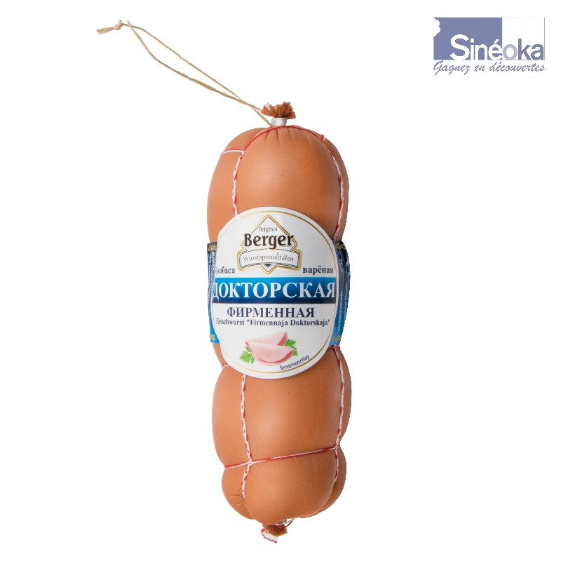 Saucisson Doktorskaïa Fumé 600 g – Du Goût &...