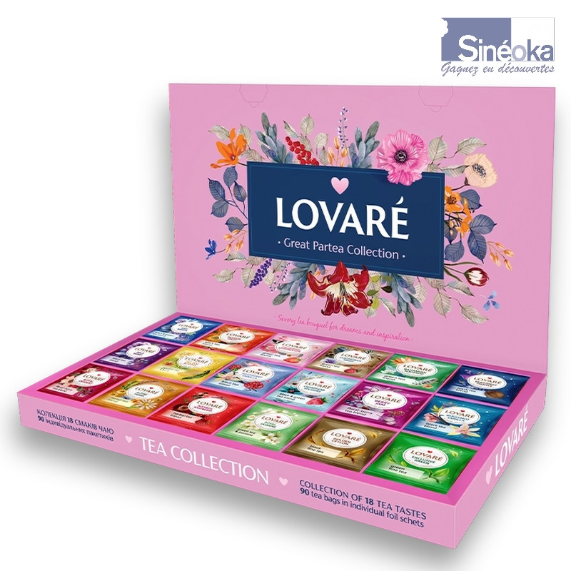 Collection Lovaré Thés & Tisanes – Coffret...