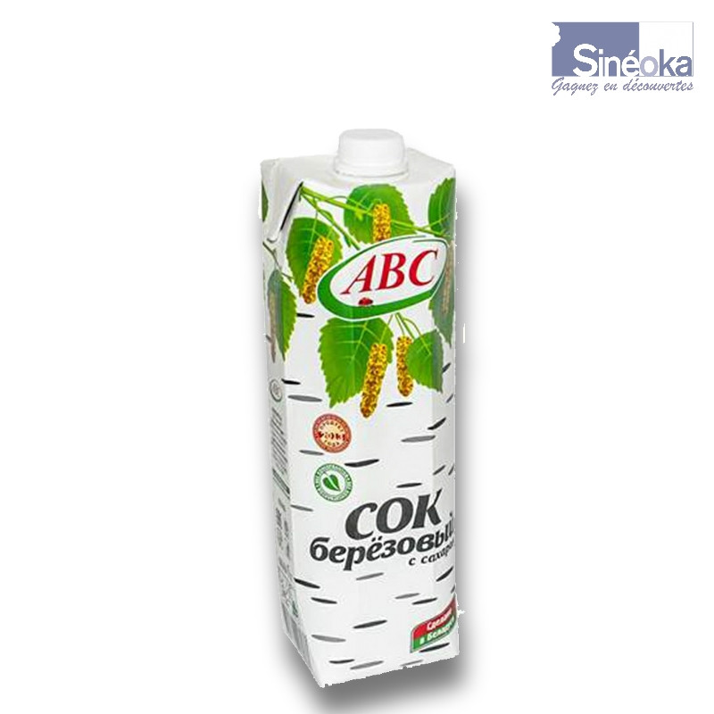 Sève de bouleau ABC en Tetrapak 1 l