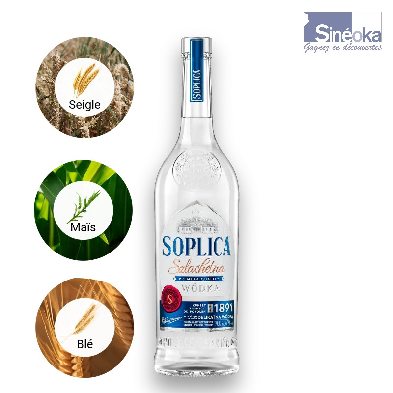 Bouteille de Soplica Szlachetna Premium au 3 céréales