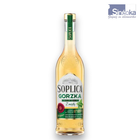 Bouteille de vodka Soplica Gorzka Menthe