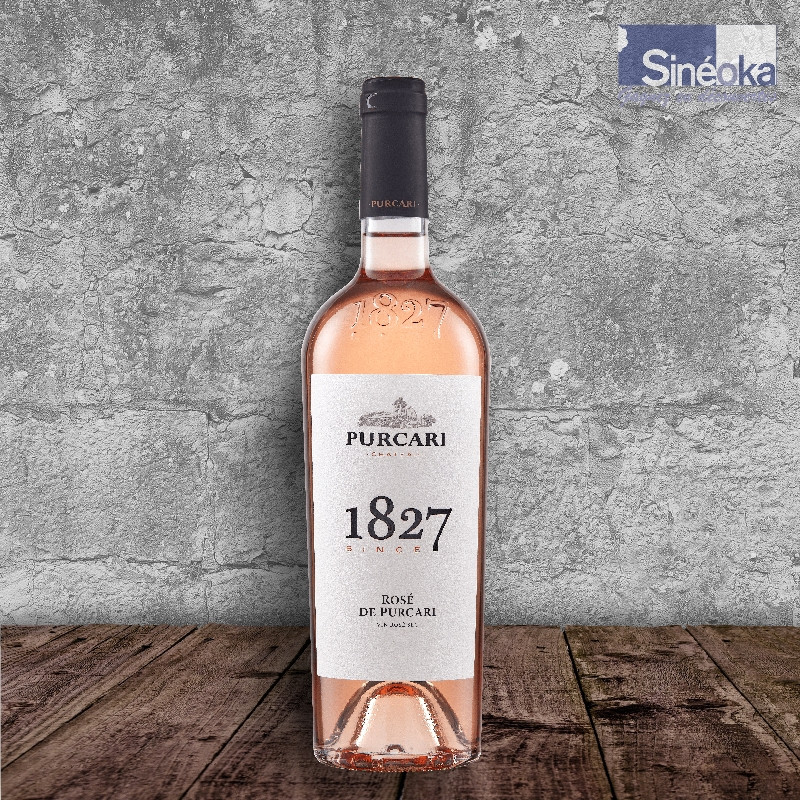 Bouteille de vin rosé de Moldavie -Purcari - Cépages Rara Neagra, Cabernet Sauvignon & Merlot