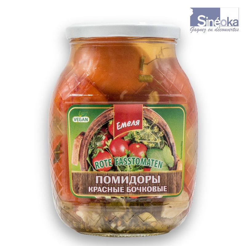 Tomates marinées lactofermentées Emelia — Bocal...