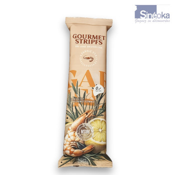Chips premium en lanières saveur crevette & agrume -...